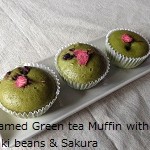 steamed green tea muffin